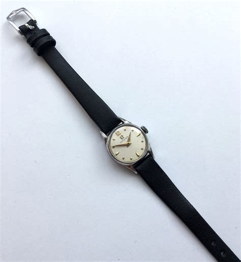 ladies vintage omega watch with sapphire face|vintage omega lady's watch.